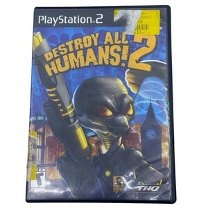 Destroy All Humans 2 PS2 PlayStation 2 2006 Case Only THQ
